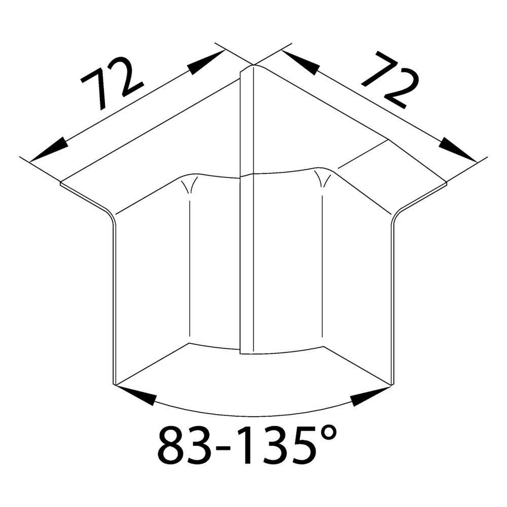 hager Inneneck einstellbar schnittkaschierend halogenfrei SL 20x55mm verkehrsweiß... HAGER-SL2005549016 4012740017565 (Abb. 2)
