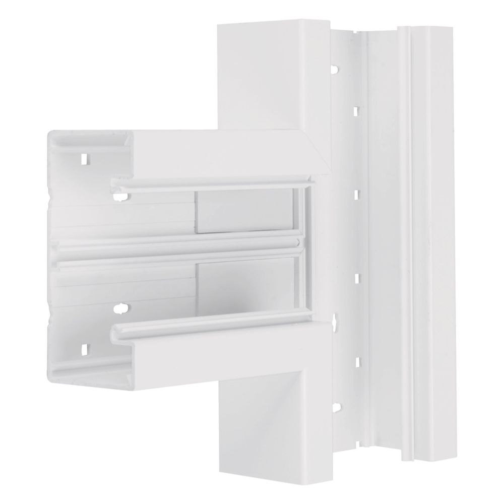 hager T-Stück aus Grundprofil zu BR 68x130mm Oberteil 80mm in verkehrsweiß... HAGER-BR6513089016 4012740013871 (Abb. 2)