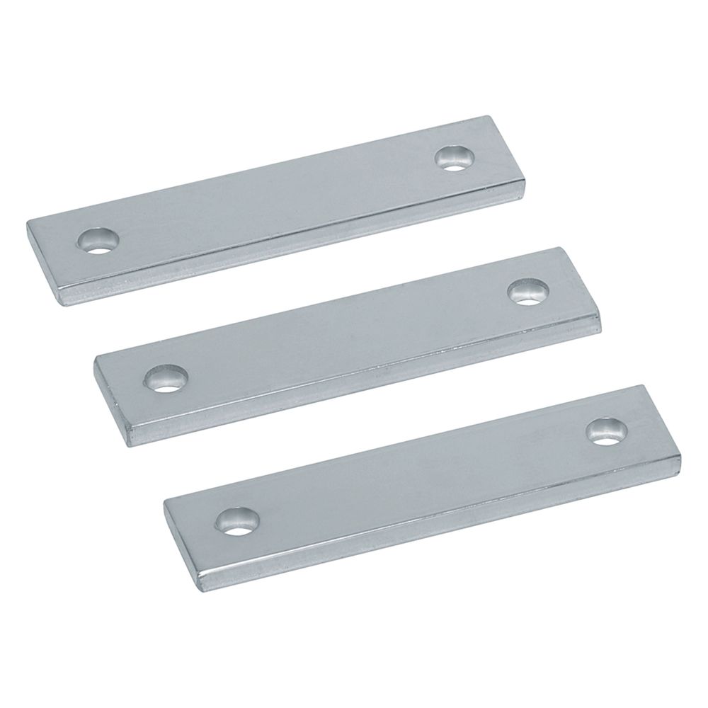 hager Cu-Schienen, univers, Wandlerlasche 40x10x170mm, verzinnt. 3 Stück im Set... HAGER-UM40V4 3250611001478 (Abb. 1)