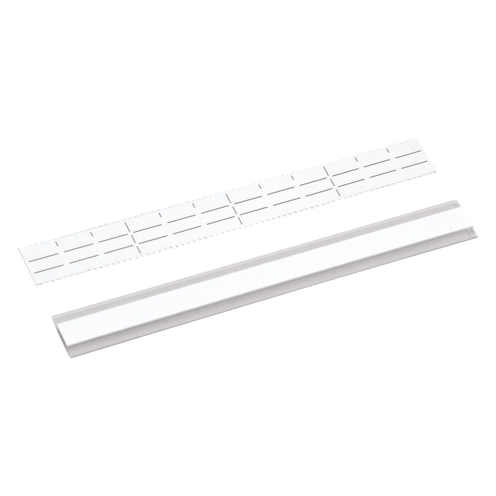 hager Bezeichnungsstreifen, univers N, für Geräteschlitz, Set 12 Stück... HAGER-UZ005 3250616360051 (Abb. 1)