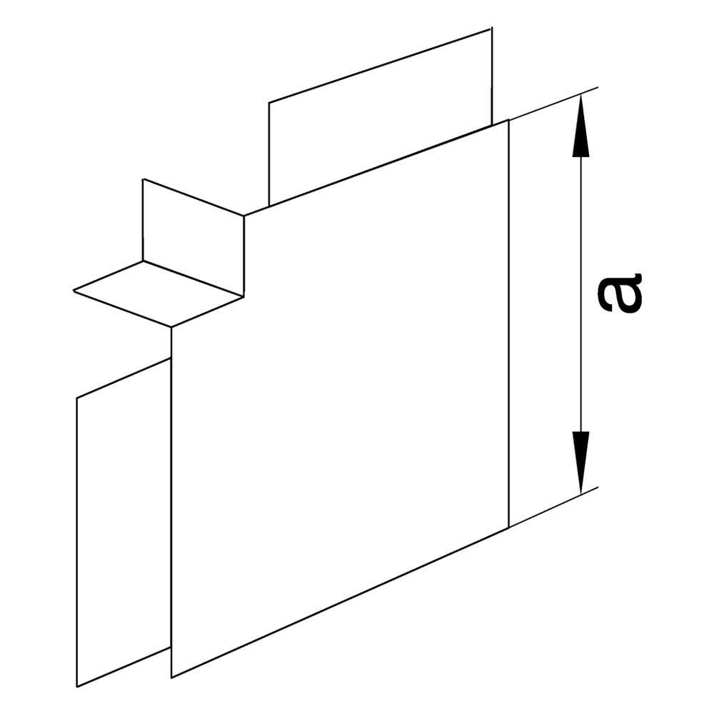 hager Flachwinkel halogenfrei zu Leitungsführungskanal LF/FB 60x110mm verkehrsweiß... HAGER-LF6011059016 4012740012447 (Abb. 2)