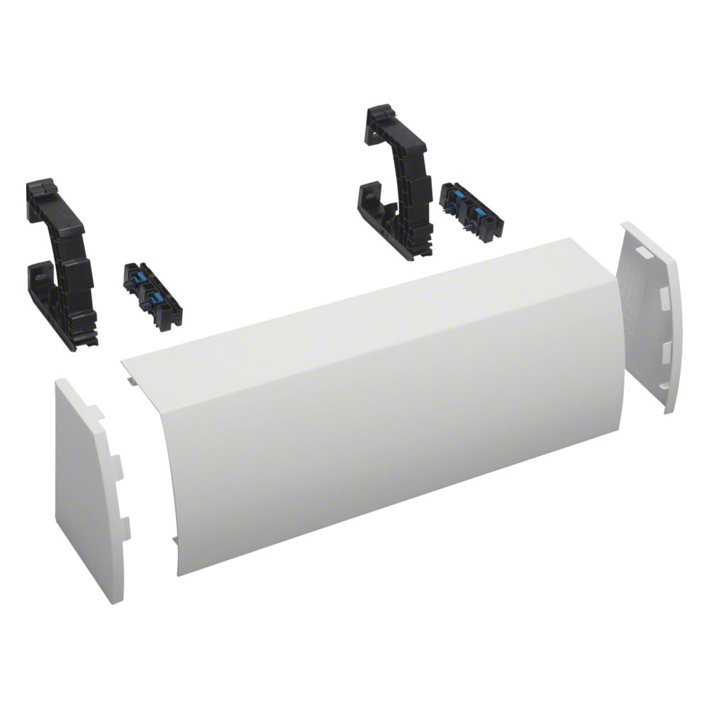 hager Kabelrangierkanal, 2-feldig, aufsteckbar, HxBxT 176 x 550 x 135mm, reinweiß... HAGER-FZ442N 3250612778027 (Abb. 1)