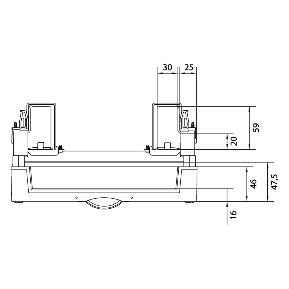 hager Baustein, univers N, 300x250mm, für Reiheneinbaugeräte waagerecht, 2x12 PLE... HAGER-UD21B1 3250616141162 (Abb. 9)