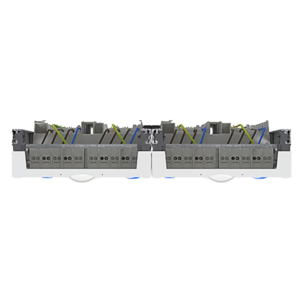 hager Komplettfeld, univers Z, 4 ZP, BKE-I, 2-feldig, Steuerklemme 7-pol., HLAK 5-pol.... HAGER-ZK3ET24 3250617714013 (Abb. 7)