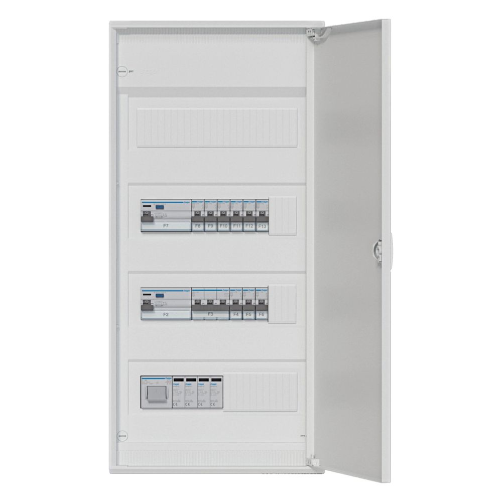 hager Kleinverteiler volta, Aufputz, 4x12 PLE, IP30, Schutzklasse II, ohne Tür... HAGER-VA48CN 3250616411265 (Abb. 4)