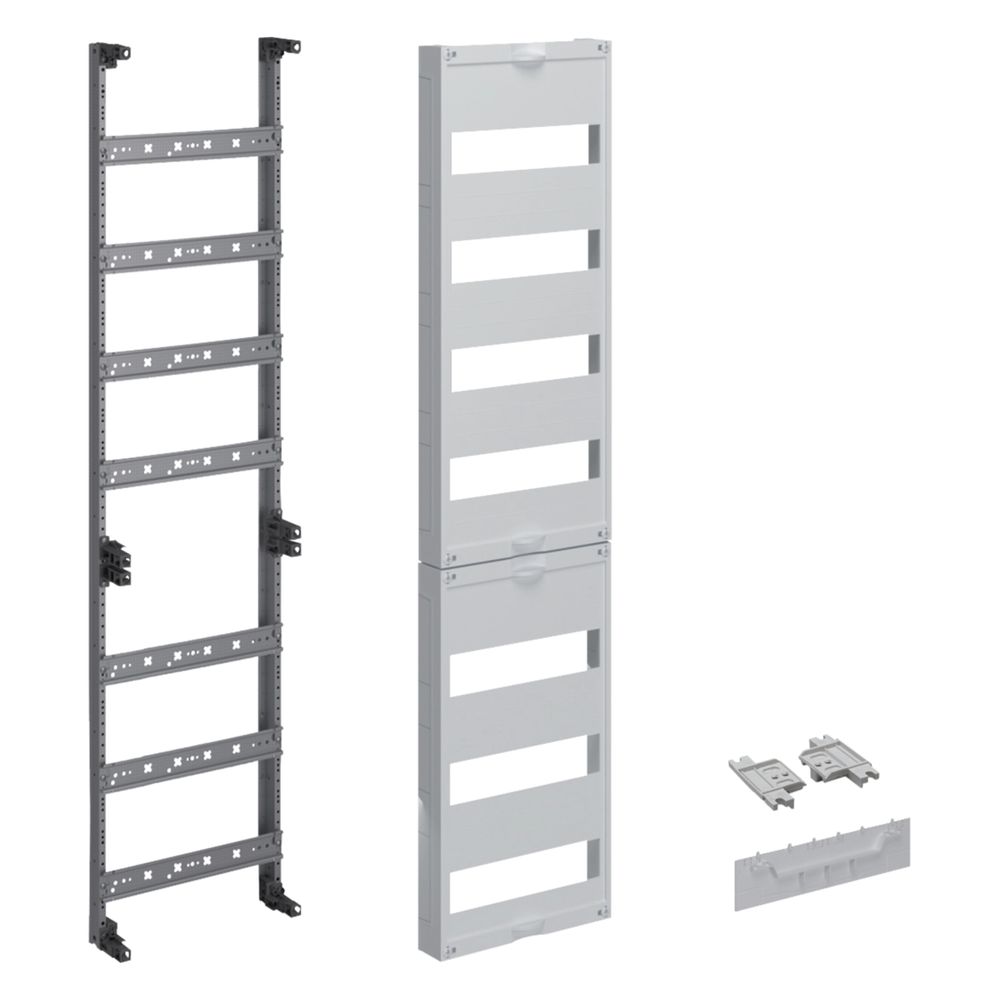 hager Verteilerfeld, univers Z, 1050mm, 1-feldig, 7-reihig, ohne QC-Klemmen, mit U84T... HAGER-ZU37RK 3250617626873 (Abb. 1)
