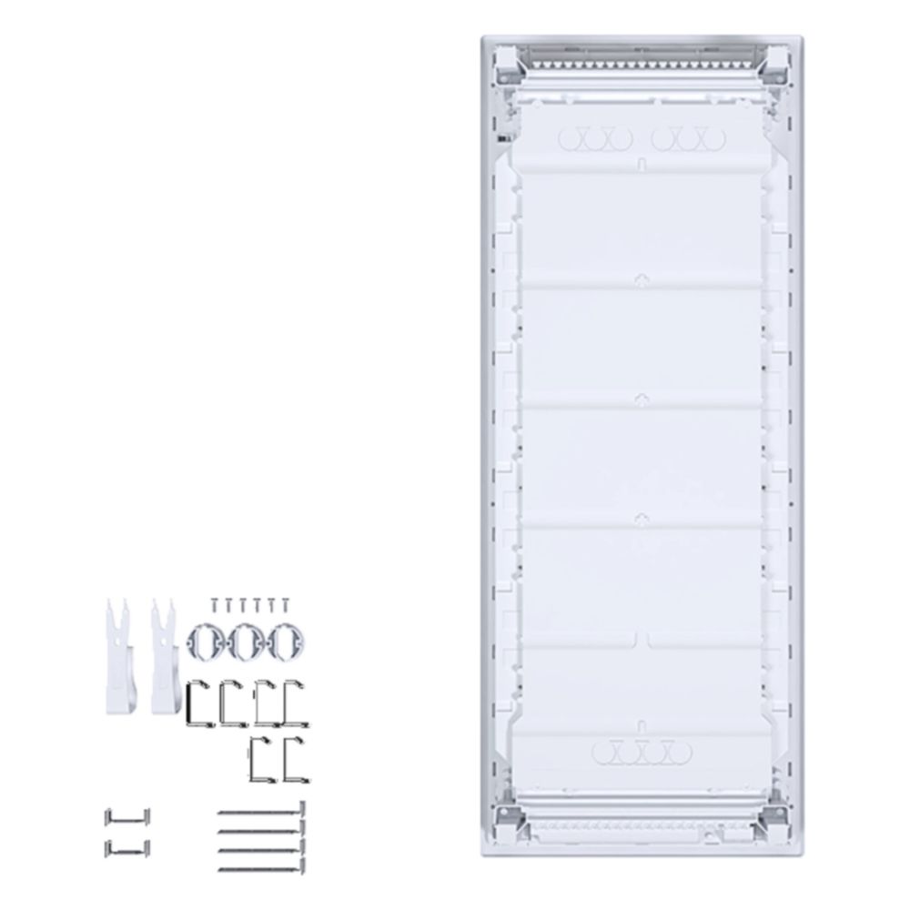 hager Kleinverteiler volta, Multimedia, Unterputz, 5-reihig, geschlitzte Stahlblechtür... HAGER-VU60NW 3250616615779 (Abb. 4)