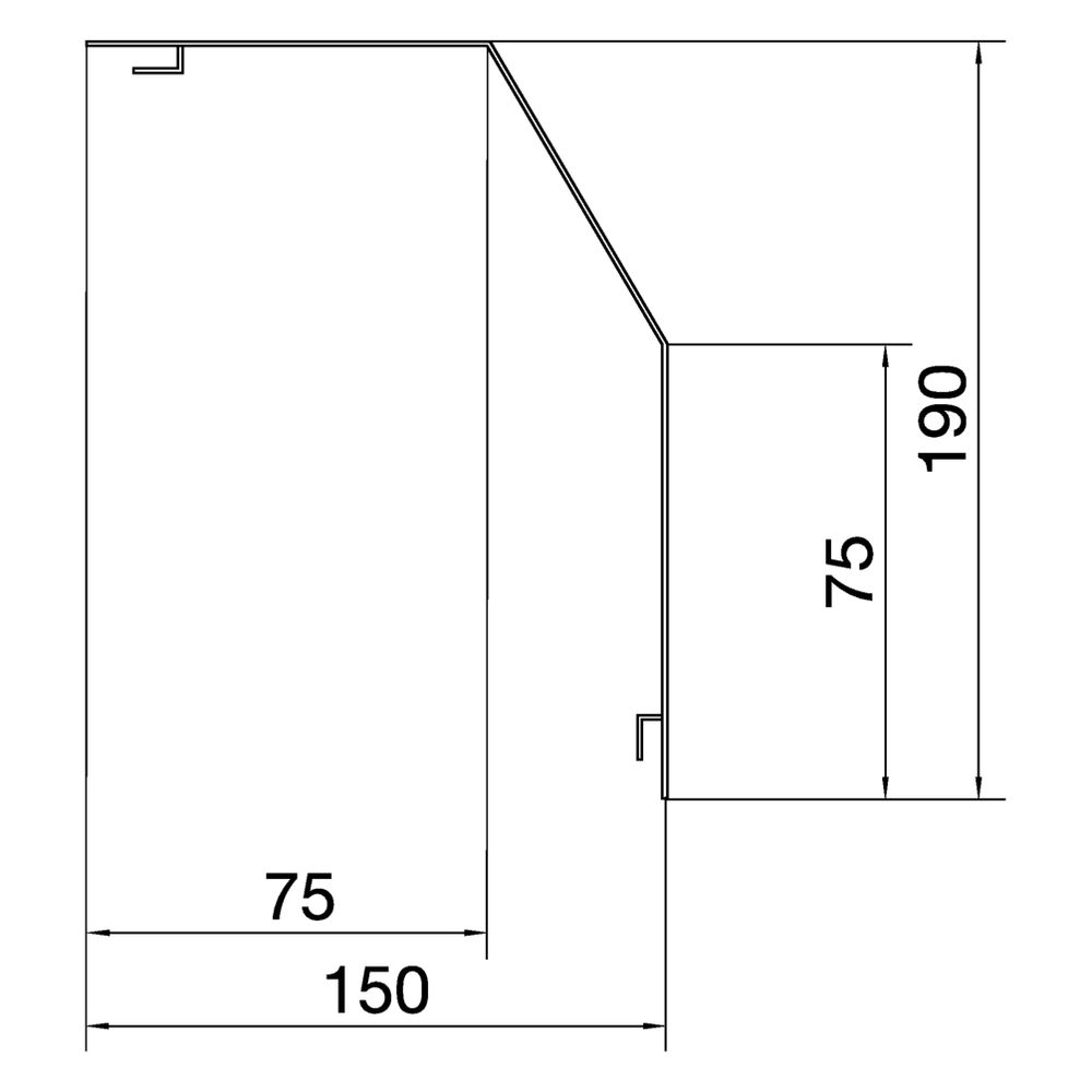 hager Rangierkanal-Abdeckprofil aus PVC zu RK 190x150mm lichtgrau... HAGER-RK1907035 4012740114615 (Abb. 2)