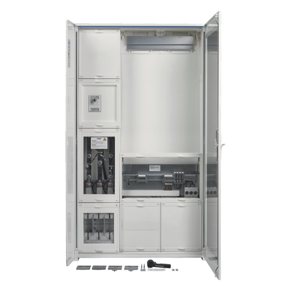 hager Wandler- und Messschr,Univ.N,NAR NH1 SUT, AAR Lasttr 250A ohne Zählerwechselpl.... HAGER-FP93W13N 3250611032472 (Abb. 1)