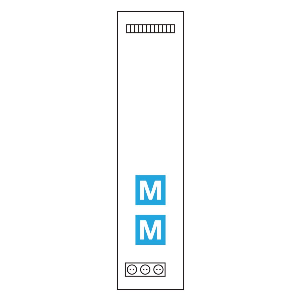 hager Komplettfeld / Multimediafeld, univers Z, 1050mm, 1-feld, ohne Patchmodule... HAGER-UF31NW 3250616161061 (Abb. 5)