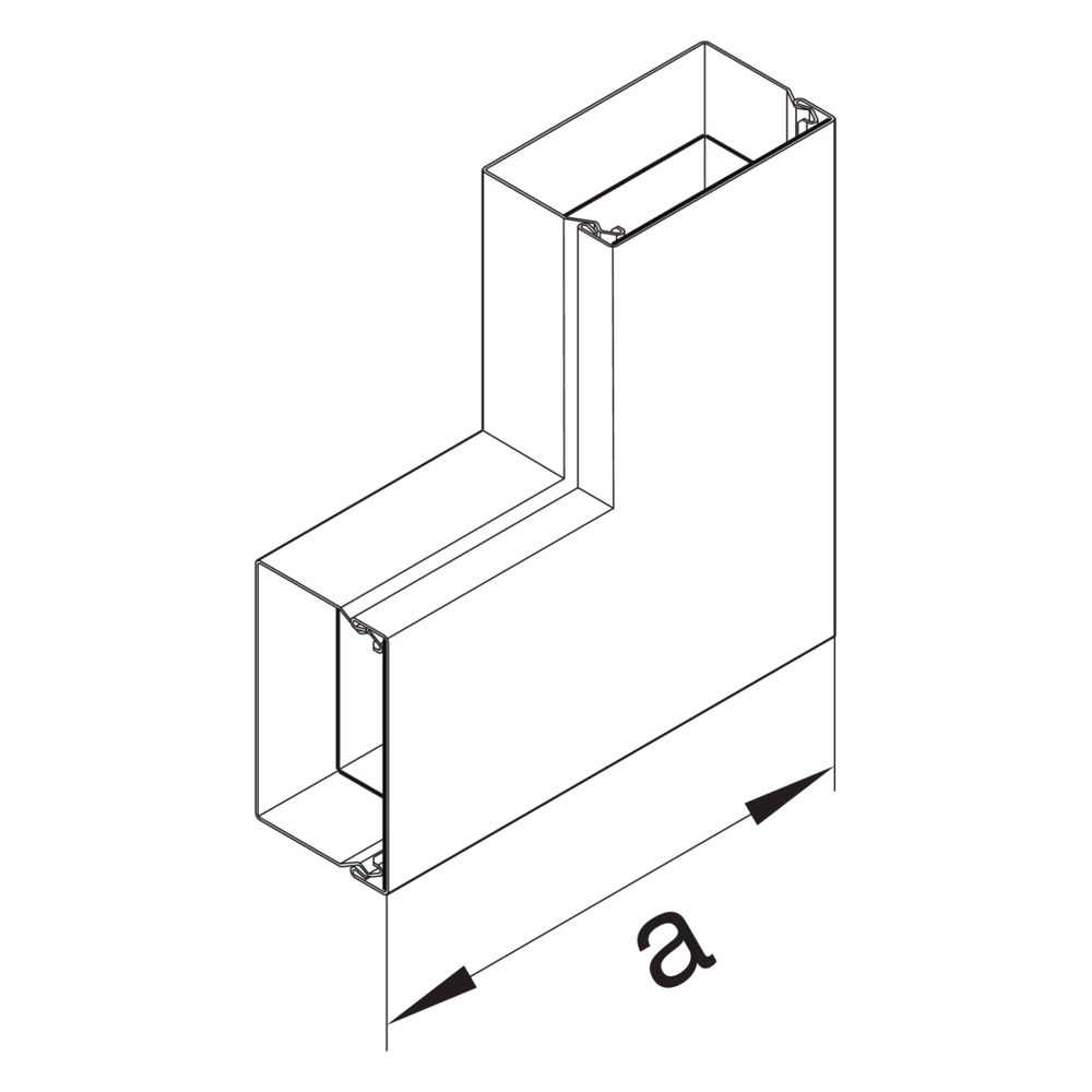 hager Flachwinkel FWK-Plus 60x60 mm weiß pulverbeschichtet für Brandschutzkanal... HAGER-FWKP6006059016 4012740988025 (Abb. 2)