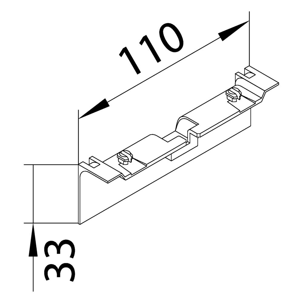 hager Geräteträgerschürze für Geräteträger zu SL 20x80mm verkehrsweiß... HAGER-SL20080A9016 4012740018395 (Abb. 2)