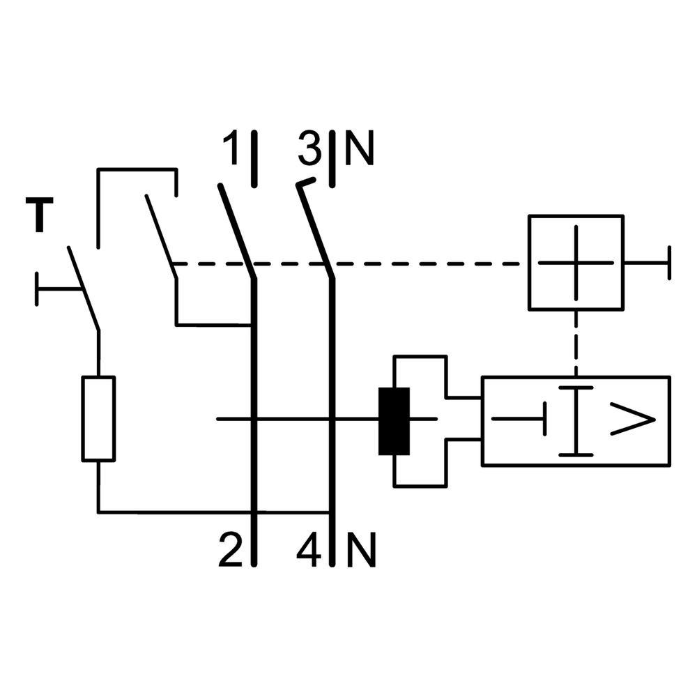 hager Fehlerstromschutzschalter, FI-Schutzschalter 2-polig 6kA 40A 30mA Typ A... HAGER-CDA240D 3250611610045 (Abb. 3)