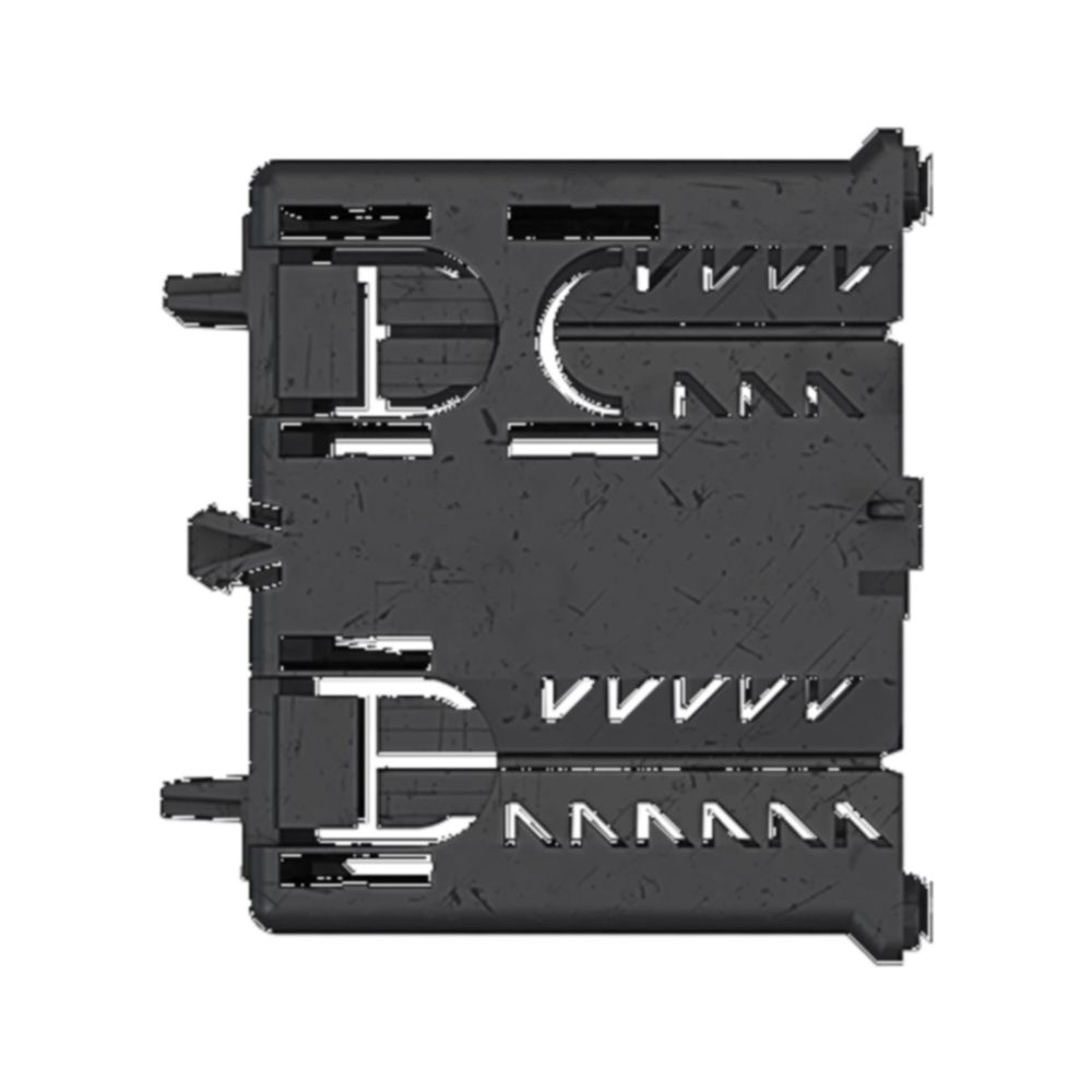 hager Geräteeinbaudose 2-fach Energie f. Brüstungskanal C-Profil für Schalterprogramme... HAGER-GLS55002 4012740980210 (Abb. 9)