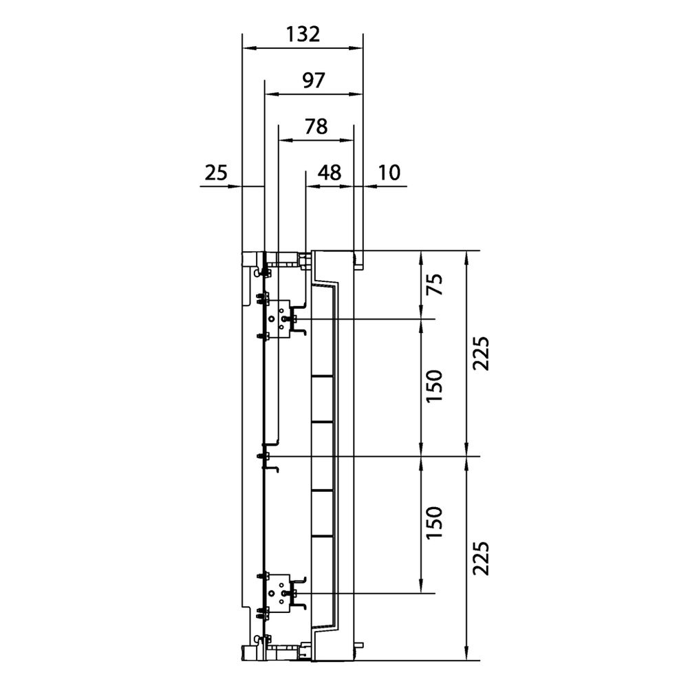 hager Baustein, univers N, 450x250 mm, für Reihenklemmen waagerecht... HAGER-UD31A1 3250616140950 (Abb. 4)