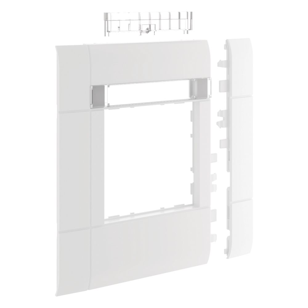 hager Rahmenblende 55 modular BRH/A/S OT 120 hfr mit Beschriftungsfeld verkehrsweiß... HAGER-GR1202A9016 4012740993302 (Abb. 2)