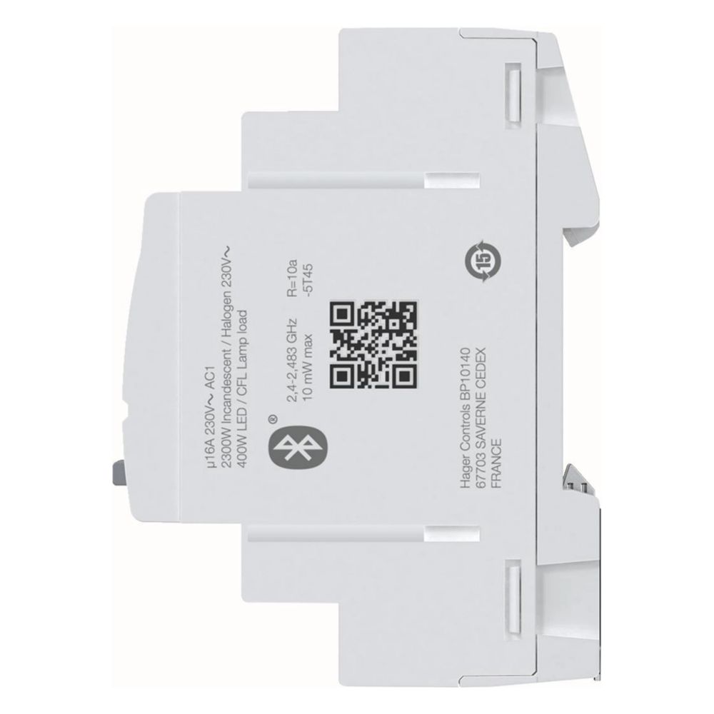 hager Digitale Multifunktions-Zeitschaltuhr für Hutschiene mit Bluetooth, 4-Kanal... HAGER-EGN400 3250617579926 (Abb. 6)