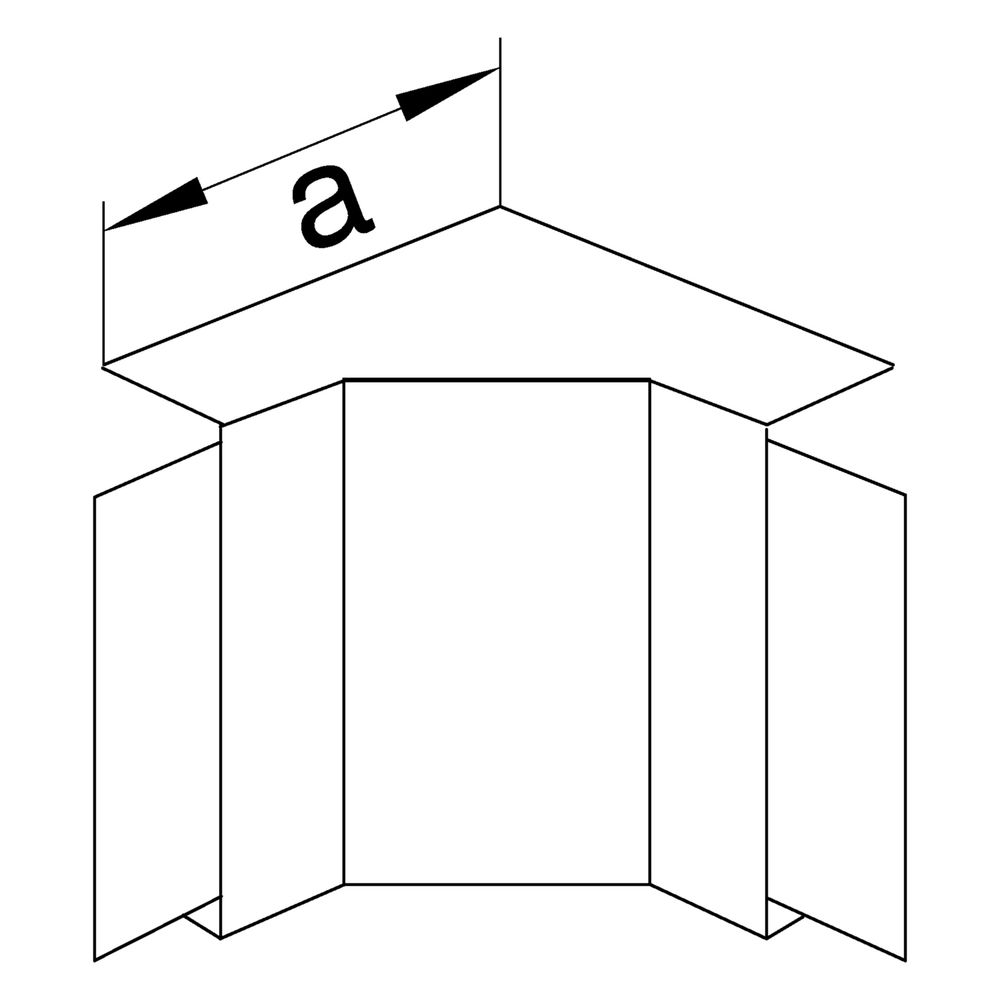 hager Inneneck schnittkaschierend halogenfrei zu LF/LFF 20x33mm verkehrsweiß... HAGER-LFF2003549016 4012740012980 (Abb. 2)
