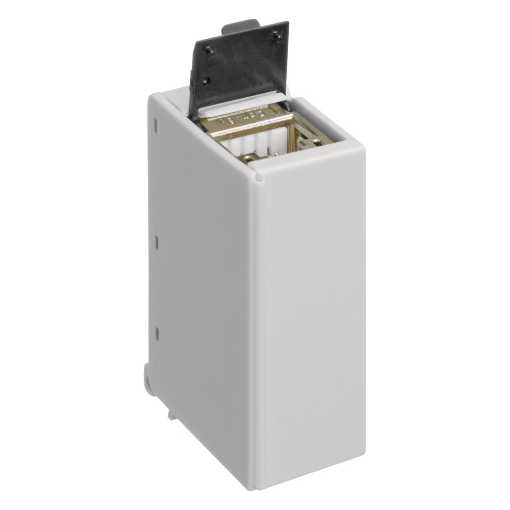 hager RJ45-Buchse, IP2X, Montage auf Hutschiene... HAGER-ZZ45ZPH6 4049857019878 (Abb. 1)