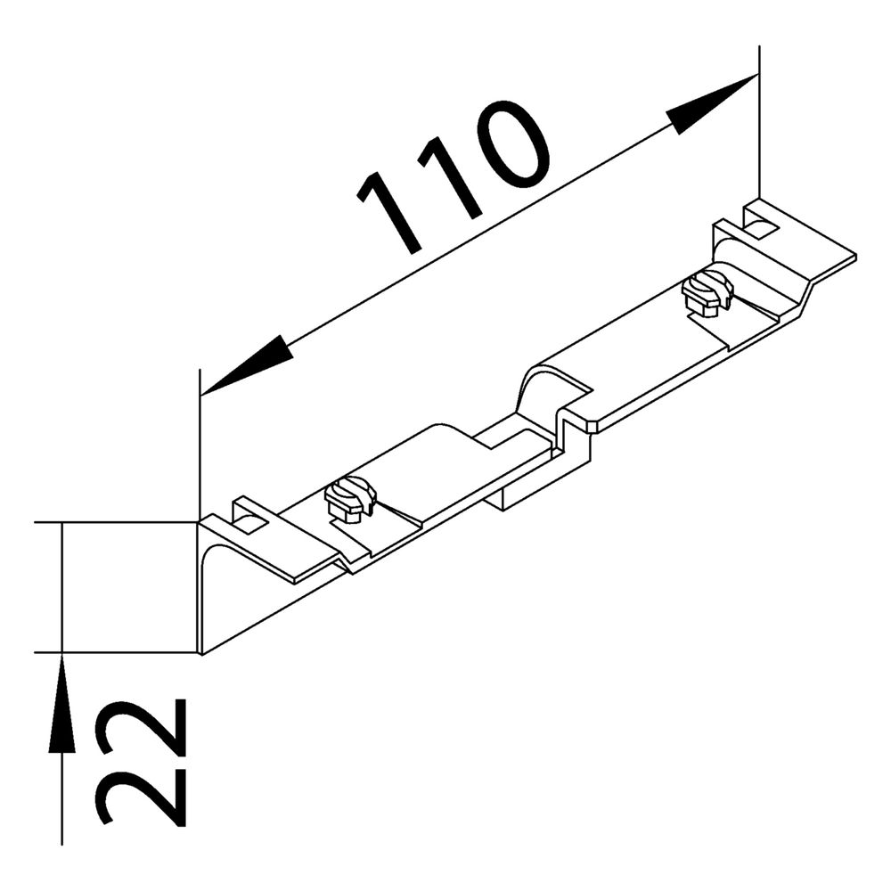 hager Geräteträgerschürze für Geräteträger zu SL 20x55mm verkehrsweiß... HAGER-SL20055A9016 4012740017947 (Abb. 2)