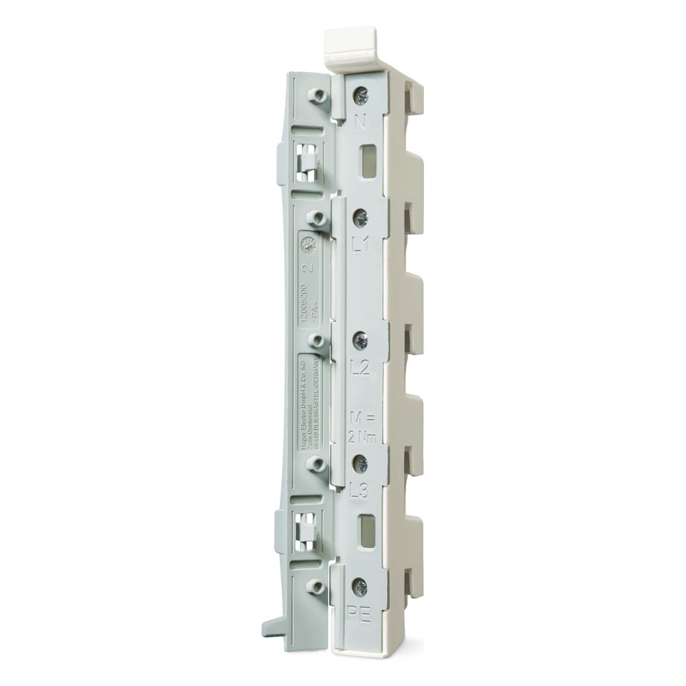 hager Sammelschienenverbinder, Feld zu Feld, 5-polig, CU12x5mm, 250A, isoliert... HAGER-ZZ55SAVE 3250612532896 (Abb. 1)