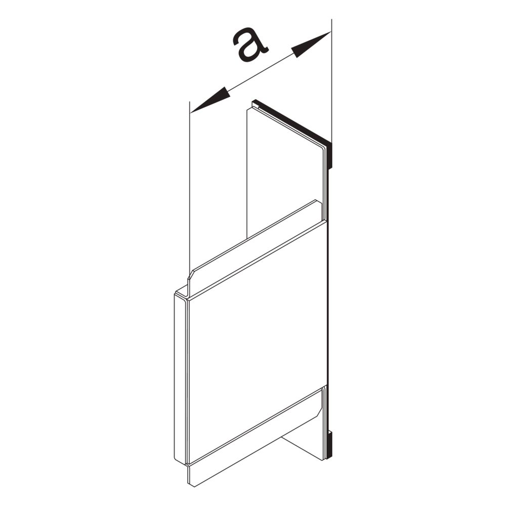 hager Wandanschlußstück Brandschutzkanal 4te Seite 60mm breit weiß pulverbeschic... HAGER-FWKP60060W49016 4012740988124 (Abb. 2)