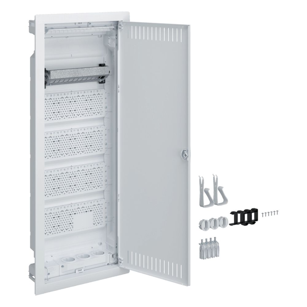 hager Kleinverteiler volta, Hohlwand, Multimedia, 5-reihig, geschlitzte Stahlblechtür... HAGER-VH60NW 3250616480285 (Abb. 1)