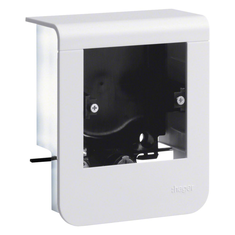 hager Geräteträger universal design für UP-Geräte mit Rahmen SL 20x55mm verkehrsw... HAGER-SL200559019016 4012740017633 (Abb. 1)