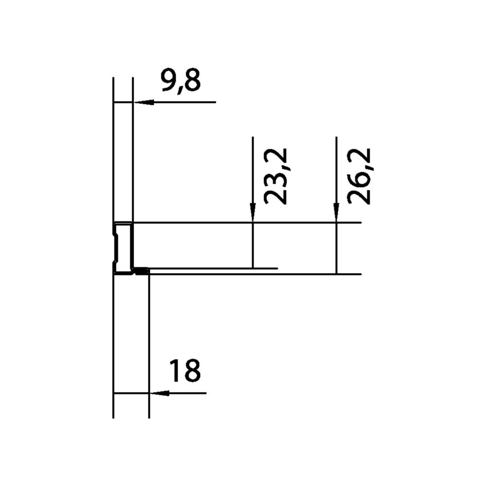 hager Tragschienen Stahlblech, univers N, 1800mm, für Schränke ab 160mm Tiefe, 2 Stück... HAGER-UN12A 3250616240100 (Abb. 8)