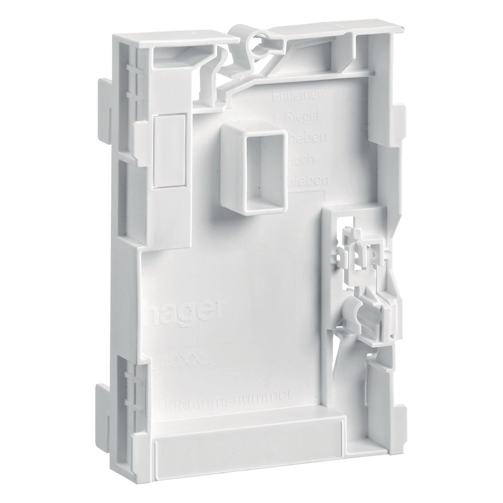 hager Blindplatte für BKE, univers Z, für BKE aller Hersteller, 1 Stück... HAGER-KU40XXE 3250613805234 (Abb. 1)