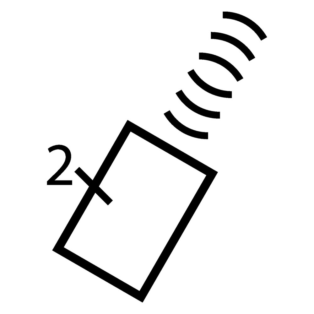 hager Funkfernbedienung, KNX, 2 Tasten, 2 Kanäle... HAGER-TU402 3250616014022 (Abb. 4)