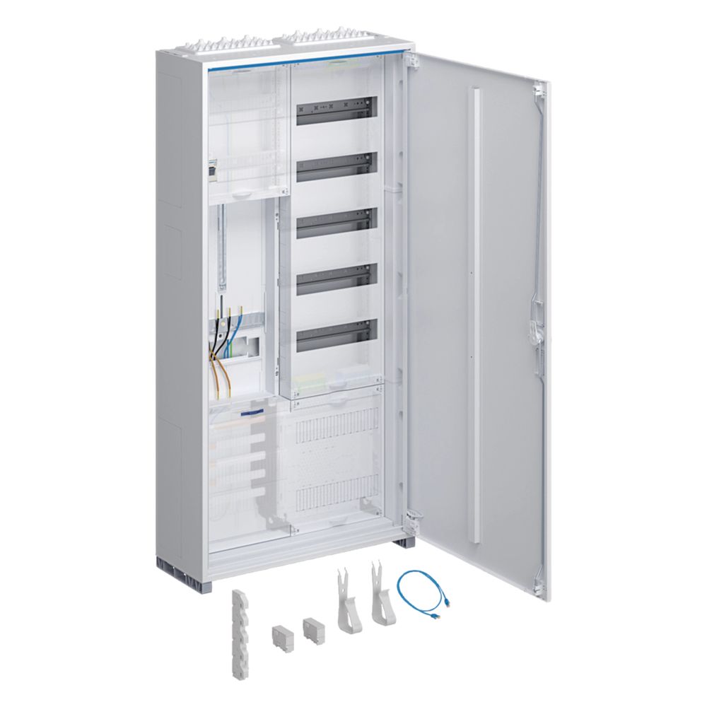 hager Komplettschrank universZ 1100x550x205mm SchutzklasseII IP44 1ZP/VF-5rh/APZ 2feld... HAGER-ZB323T15T 3250610025666 (Abb. 1)