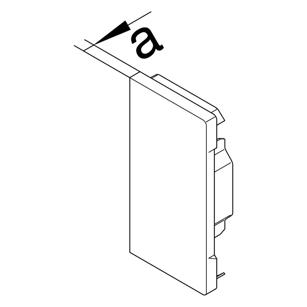 hager Endstück schnittkaschierend zu BRS 68x170 mm Oberteil 80 mm Stahlblech vweiß... HAGER-BRS6517069016 4012740989695 (Abb. 2)