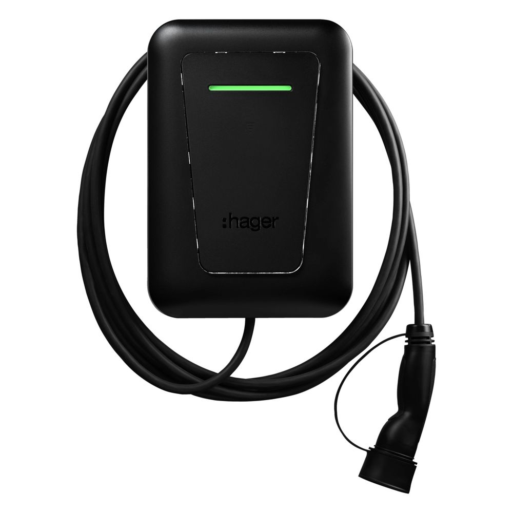 hager Ladestation witty one 11kW mit Ladekabel Typ2, IP54... HAGER-XVR111C 3250610103470 (Abb. 2)