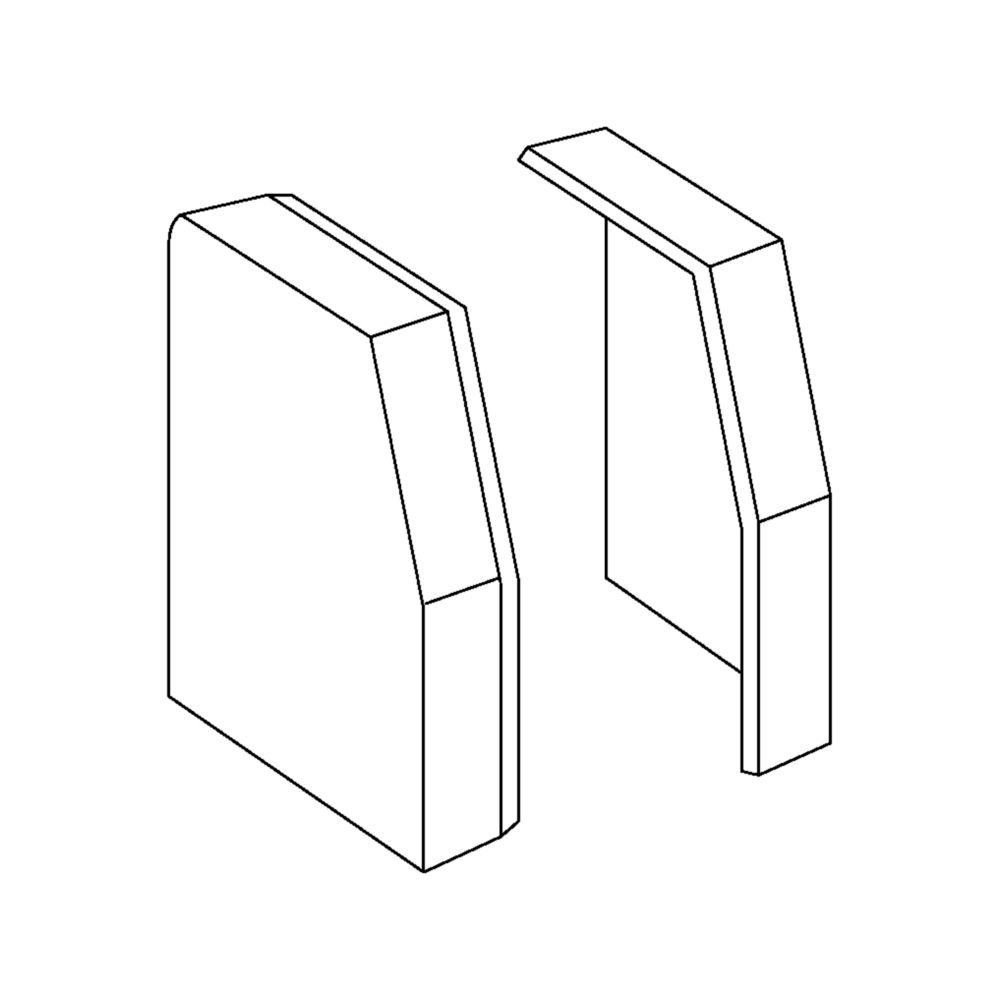 hager Endstück Paar schnittkaschierend zu Rangierkanal RK 110x80mm reinweiß... HAGER-L22369010 4012740864053 (Abb. 2)