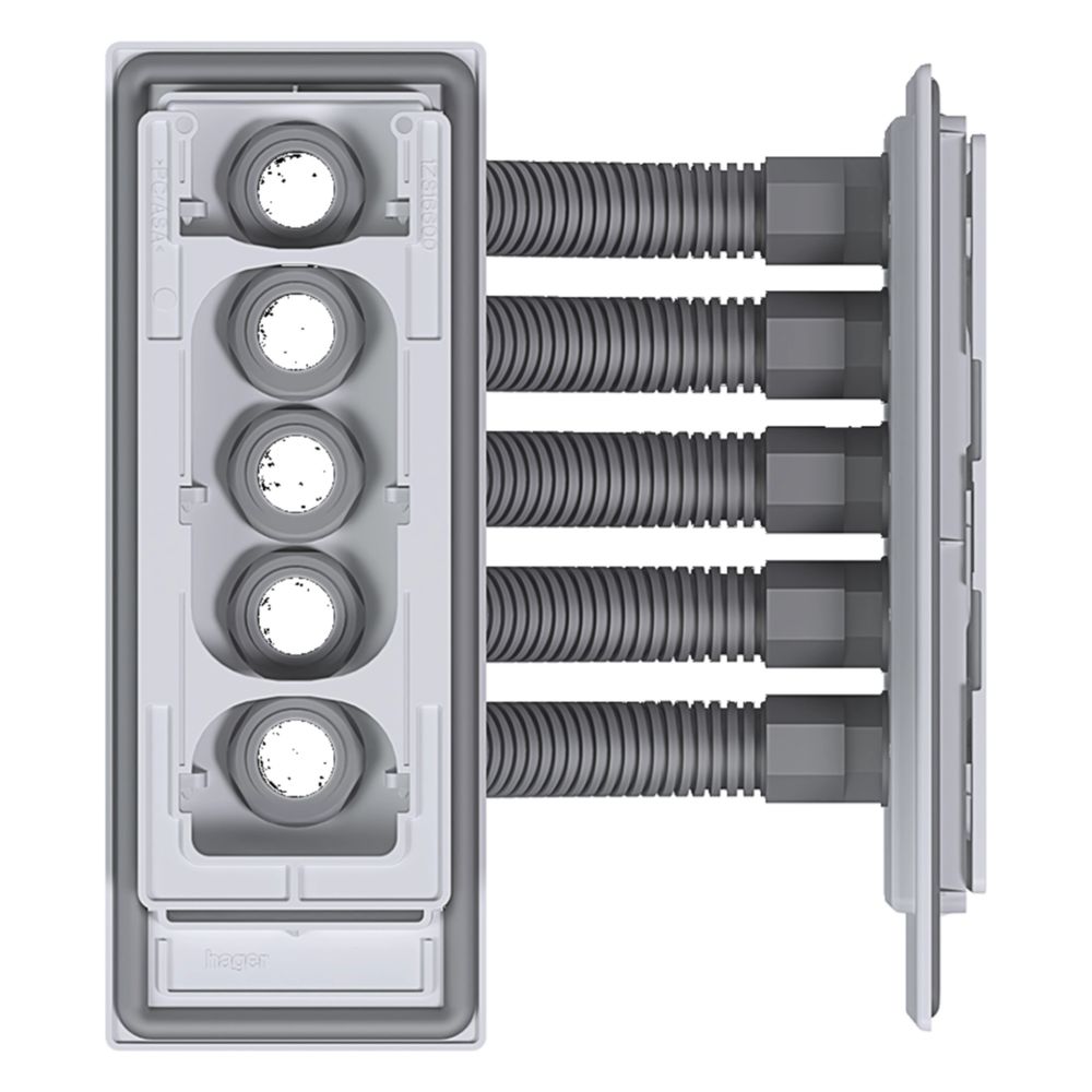 hager Sammelschienen-Eckverbinder, univ.Z, Schrank/Schrank, 5-polig, 35mm2, CU-12x5mm... HAGER-ZM75S 3250612778591 (Abb. 3)