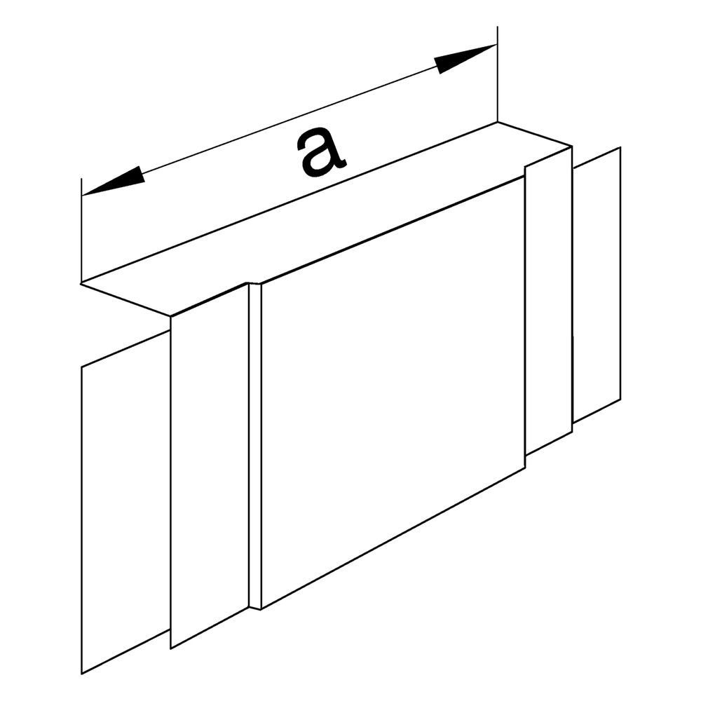 hager T-Stück halogenfrei zu Leitungsführungskanal LF/LFH/FB 60x110mm verkehrsweiß... HAGER-LF6011089016 4012740012461 (Abb. 2)