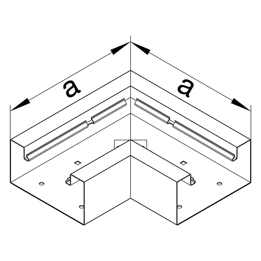 hager Flachwinkel aus Grundprofil BRS 68x130 mm Oberteil 80 mm Stahlblech verkehrs... HAGER-BRS6513059016 4012740989589 (Abb. 2)