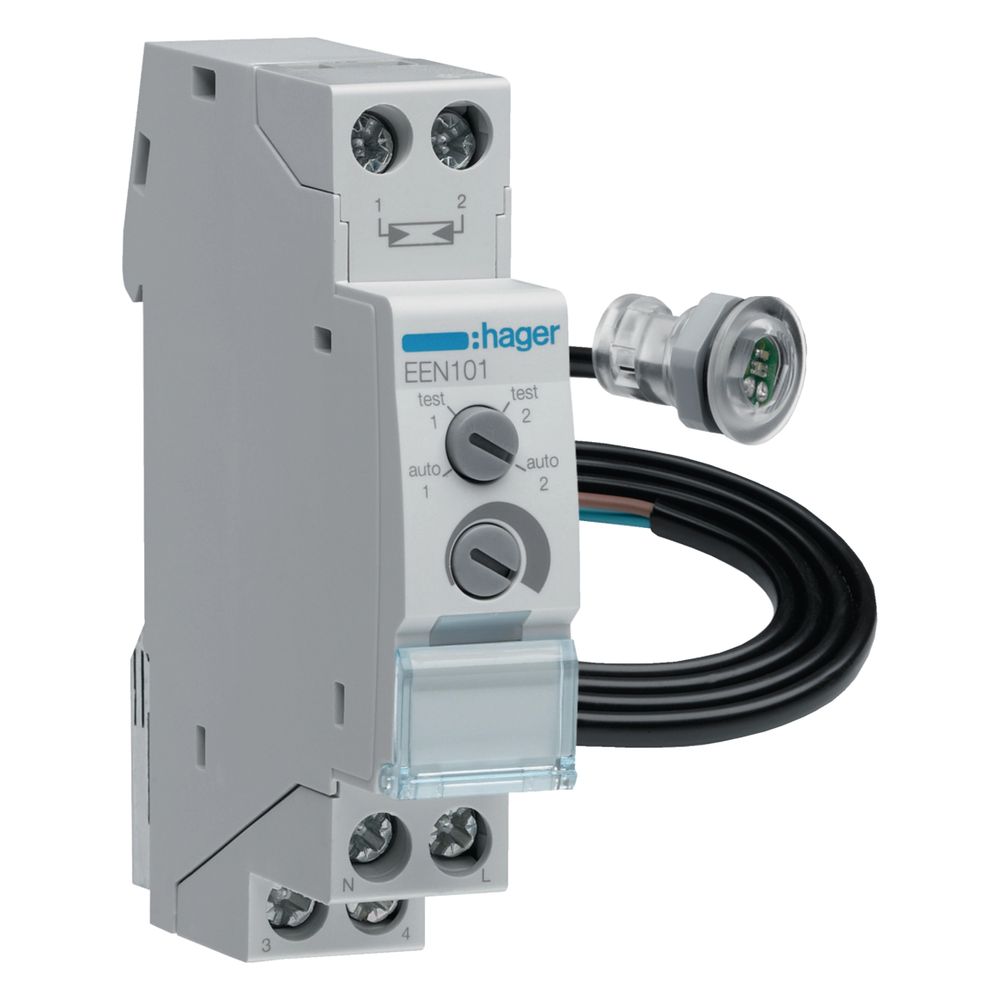 hager Dämmerungsschalter, Dämmerungssensor mit Einfbaufühler EEN002... HAGER-EEN101 3250617579315 (Abb. 1)