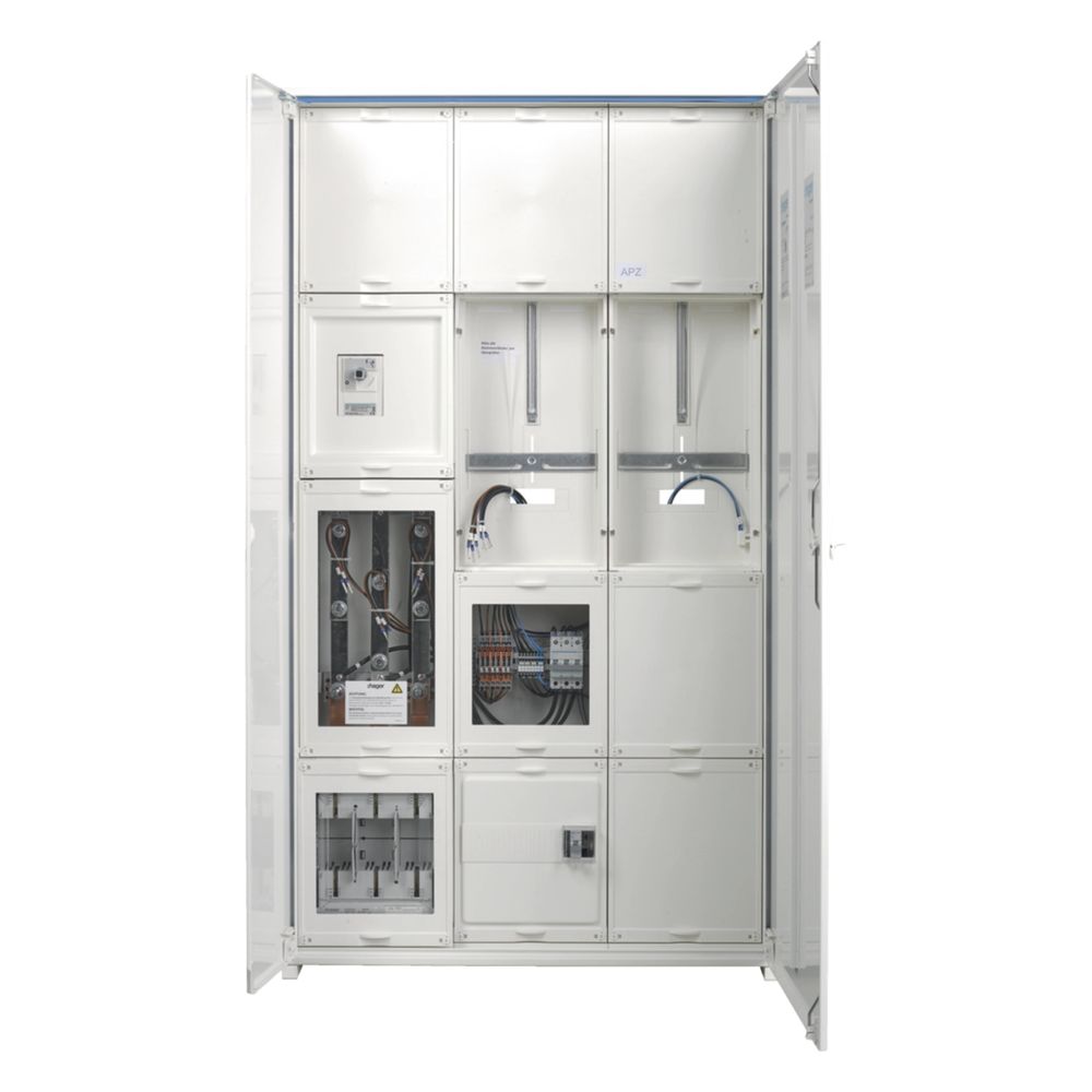 hager Wandler- und Messschr,Univ.N,1400x800x205,2ZF,APZ,NAR NH2 SUT, AAR Lasttr.250A... HAGER-FP93W11N 3250611032359 (Abb. 1)