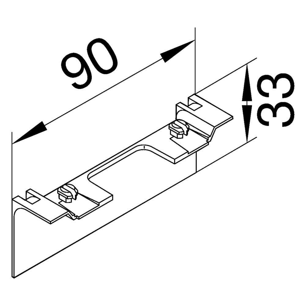 hager Geräteträgerschürze für Geräteträger universal design SL 20x80mm verkehrswei... HAGER-SL20080AC9016 4012740018401 (Abb. 2)