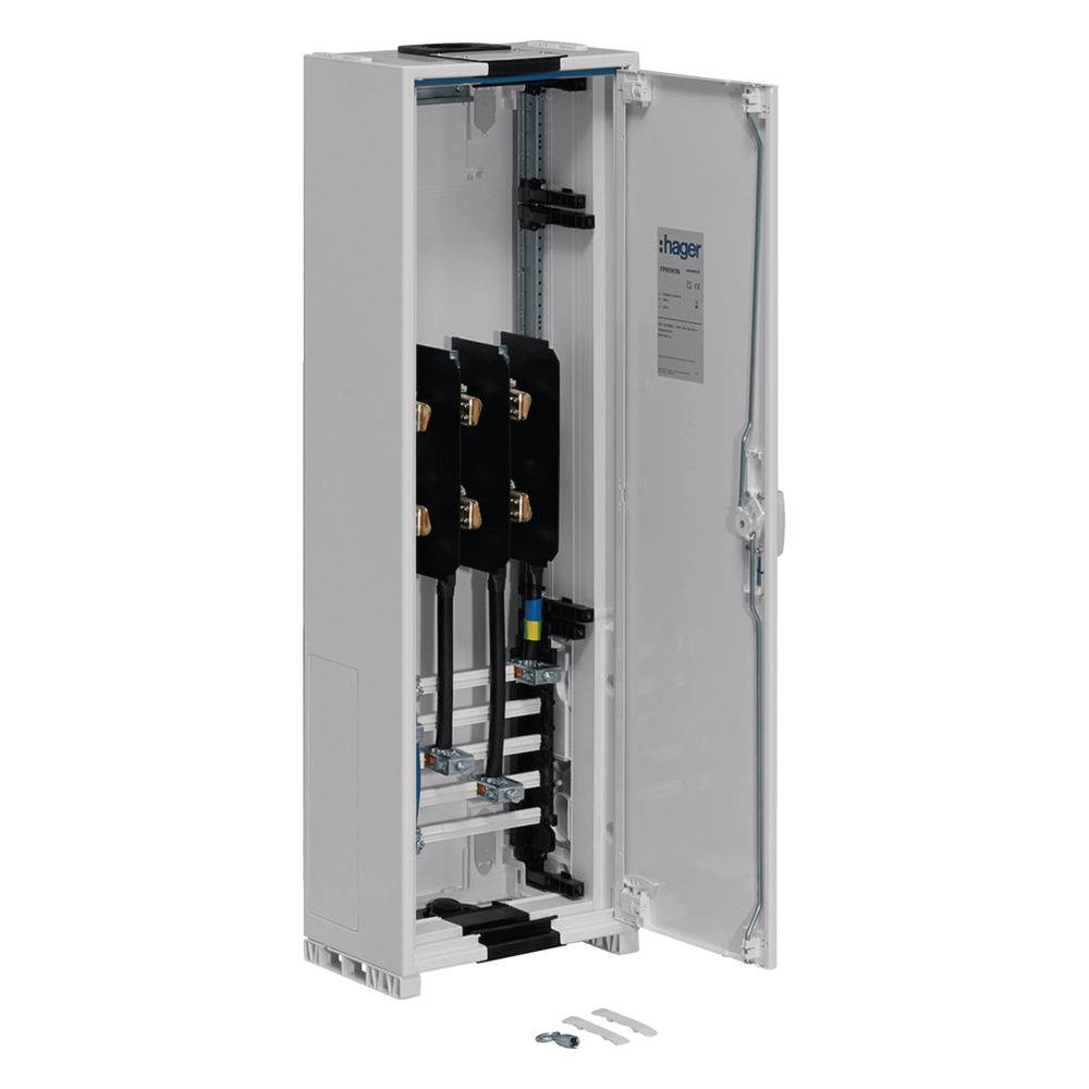 hager Hausanschlussschrank, Univers N,950x300x205 mm,NAR NH2 SUT,AAR Sas-System 5pol... HAGER-FP61H1N 3250612665372 (Abb. 1)