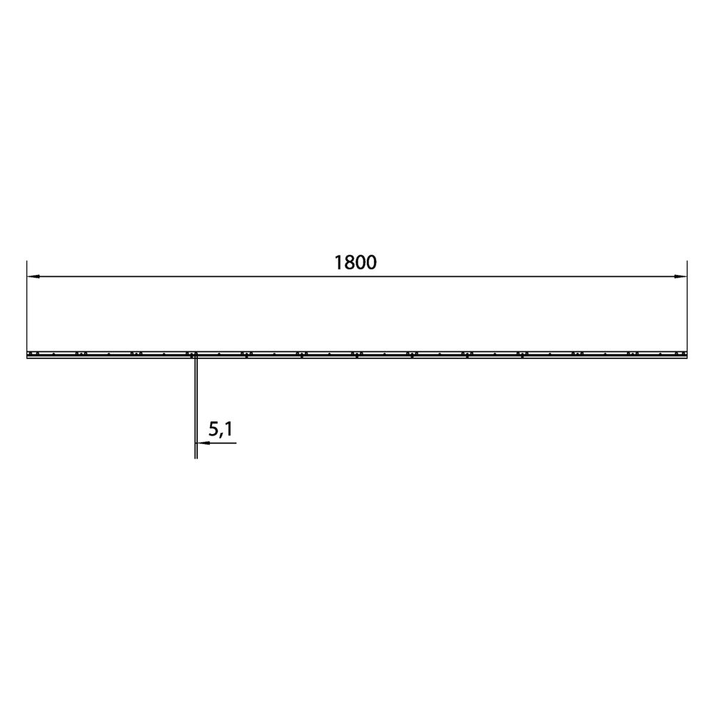 hager Tragschienen Stahlblech, univers N, 1800mm, für Schränke ab 160mm Tiefe, 2 Stück... HAGER-UN12A 3250616240100 (Abb. 2)