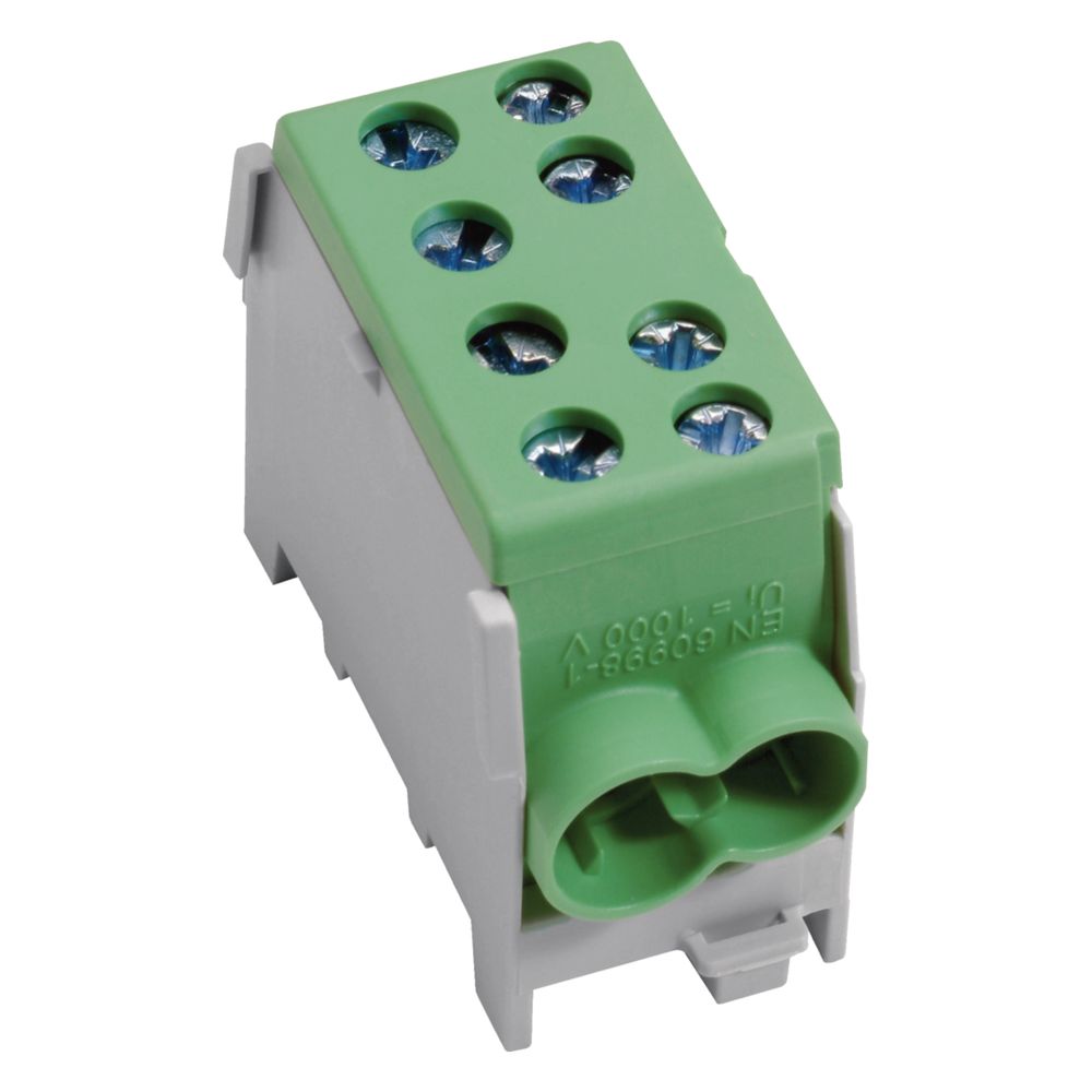 hager Hauptleitungsabzweigklemme 1-polig, HAKL, 2x35mm2 - 2x25 mm2, IP20, Farbe: Grün... HAGER-KH35E 3250613780296 (Abb. 1)