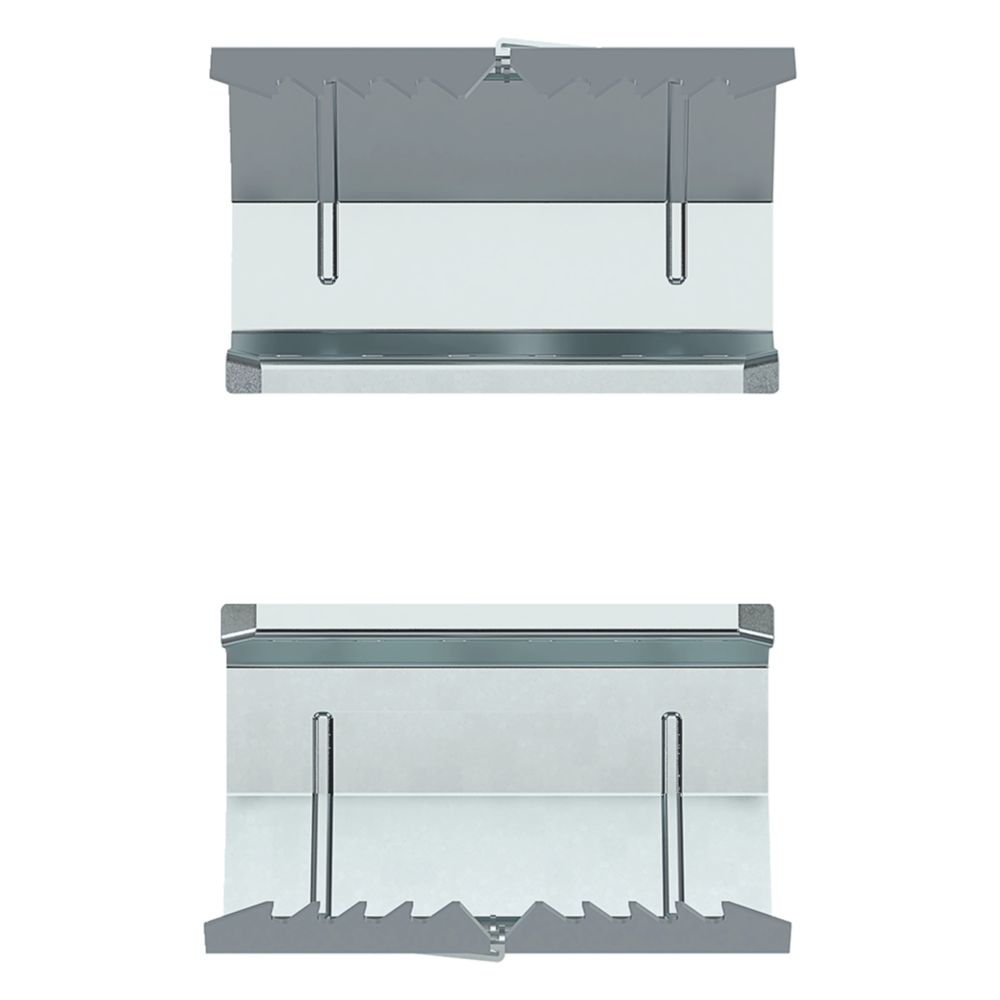 hager Kupplung Paar elektrisch/mechanisch Stahlblech zu BRS 68x170 mm Oberteil 80 mm... HAGER-BRS651709 4012740217668 (Abb. 4)