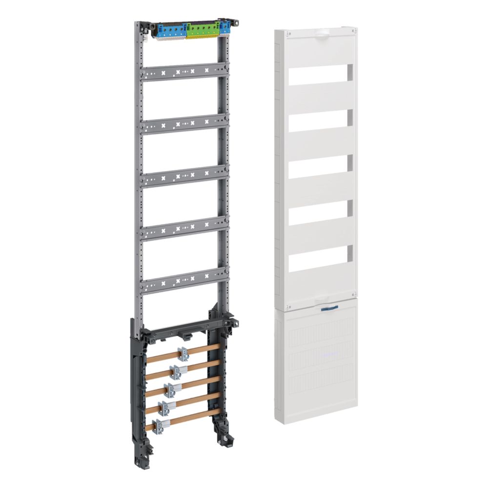 hager Verteilerfeld univers Z, 1050mm, 5-reihig, mit Sammelschienen, 5-polig 12x5mm... HAGER-ZH3ES5 3250617811613 (Abb. 1)
