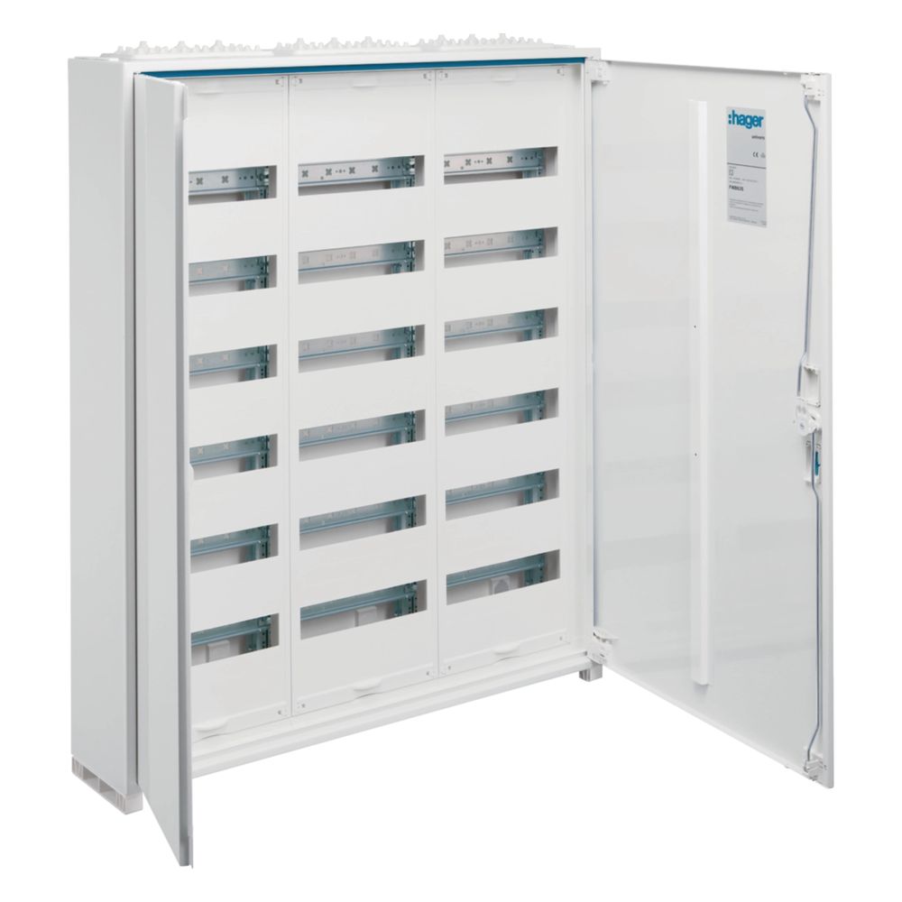 hager Feldverteiler Aufputz, 950x800x161, univers, IP44, SKII, 216PLE, QuickConnect... HAGER-FWB63S 3250612735624 (Abb. 1)