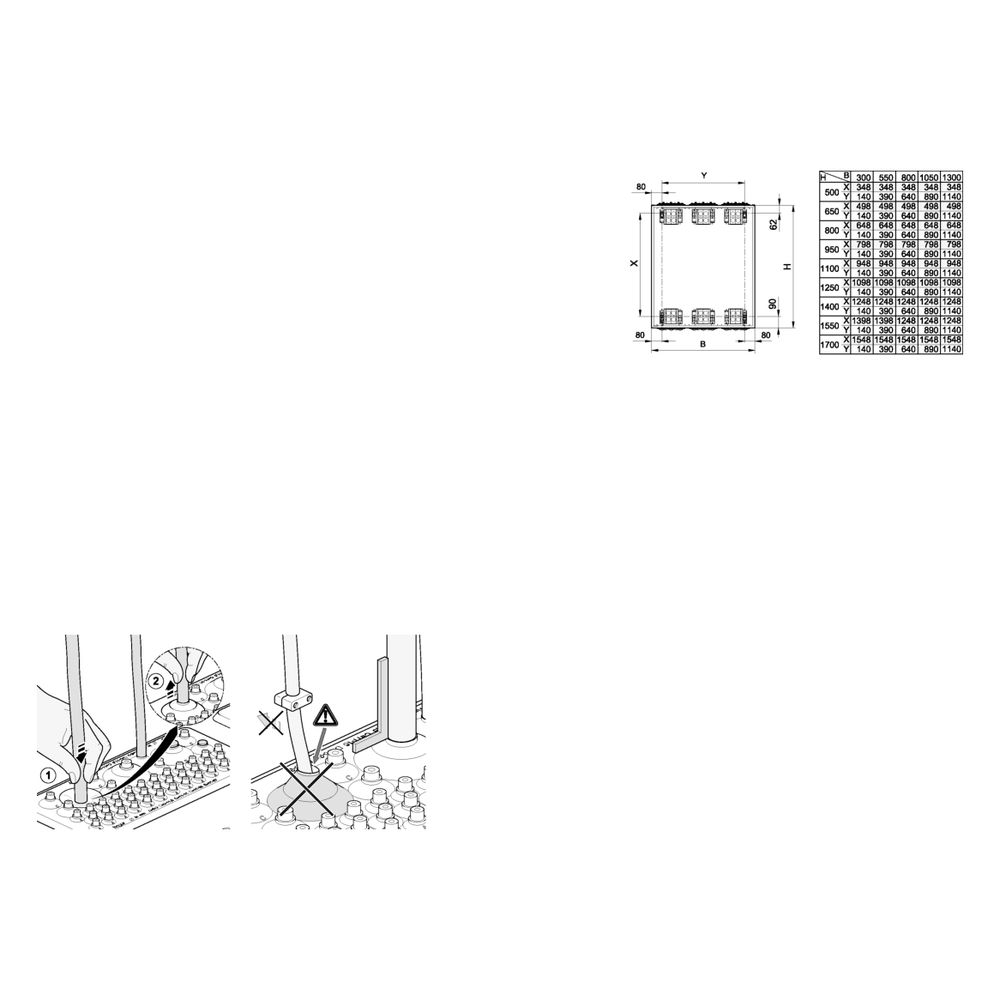 hager Zählerschrank, univers Z, 1250x550x205 mm, Schutzklasse II, 192 Platzeinheiten... HAGER-ZB42S 3250617620314 (Abb. 2)