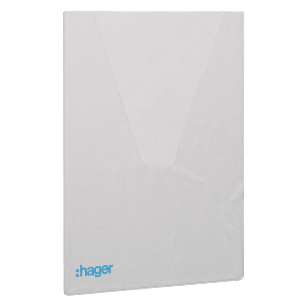 hager Plantasche / Schaltplantasche zur Aufbewahrung, Klarsicht, DIN A4, selbstklebend... HAGER-FZ794 3250612767946 (Abb. 2)