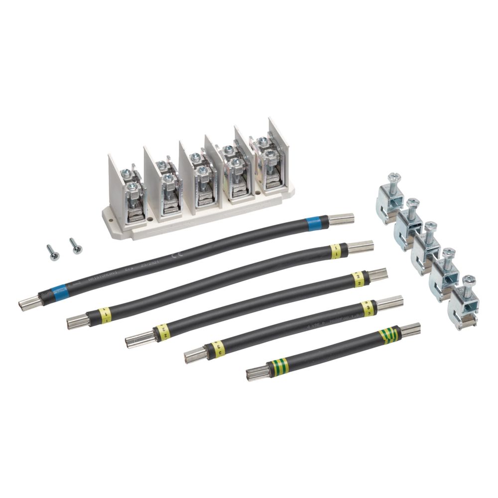 hager Anschlusssatz, uni.Z, 5P., Klemmb. 35-95mm2, Kab. 50mm2, f. U84LU, Einsp. unten... HAGER-ZM15US 3250617851954 (Abb. 1)